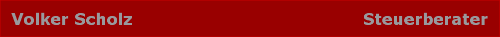 Volker Scholz Steuerberater Volker Scholz Steuerberater